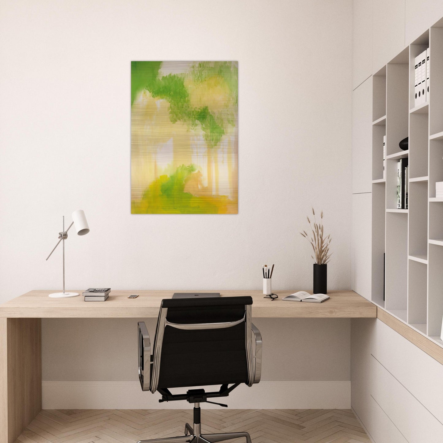 UNTITLED 2000 - Esteban Vicente Brushed Aluminum Print - 70x100 cm / 28x40 inches | Esteban Vicente Aluminum Print | Esteban Vicente Prints