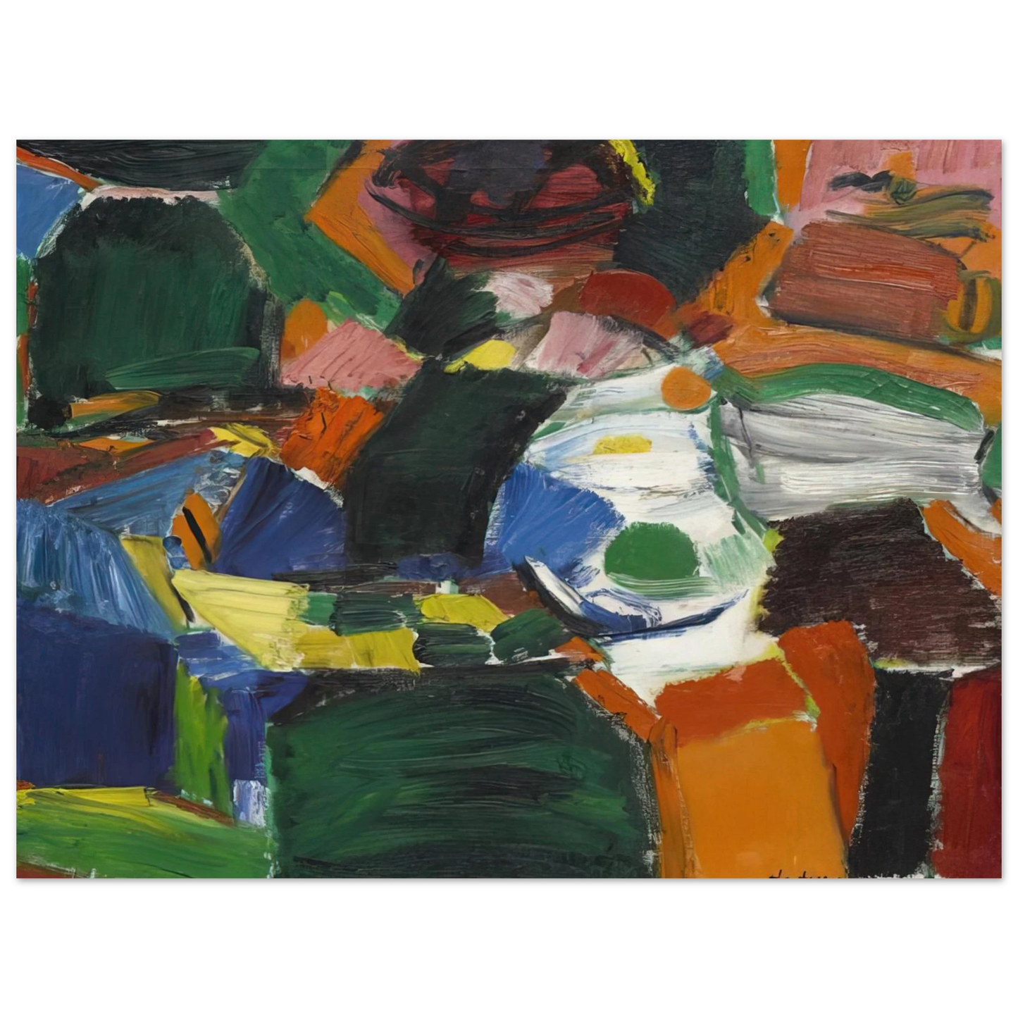 Grace Hartigan - Orchard Street #2 Fine Art Poster - Default Title