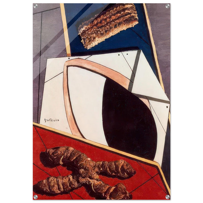 GREETINGS FROM A DISTANT FRIEND - Giorgio de Chirico Acrylic Print - 70x100 cm / 28x40″ inches