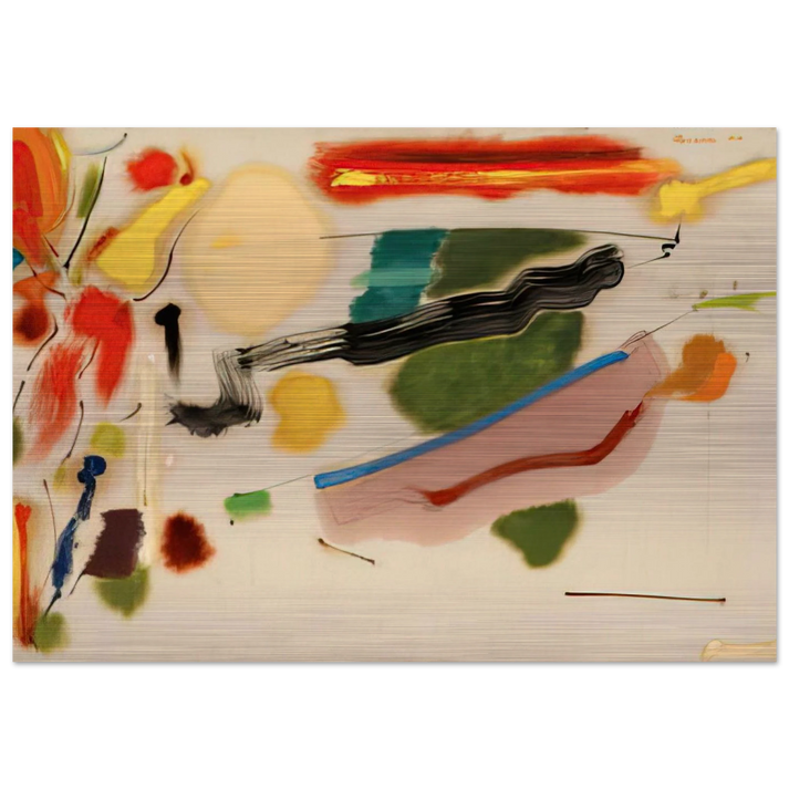 New York Summer Landscape - 1953 - John Ferren Brushed Aluminum Print - 70x100 cm / 28x40 inches | John Ferren Aluminum Print | John Ferren Prints