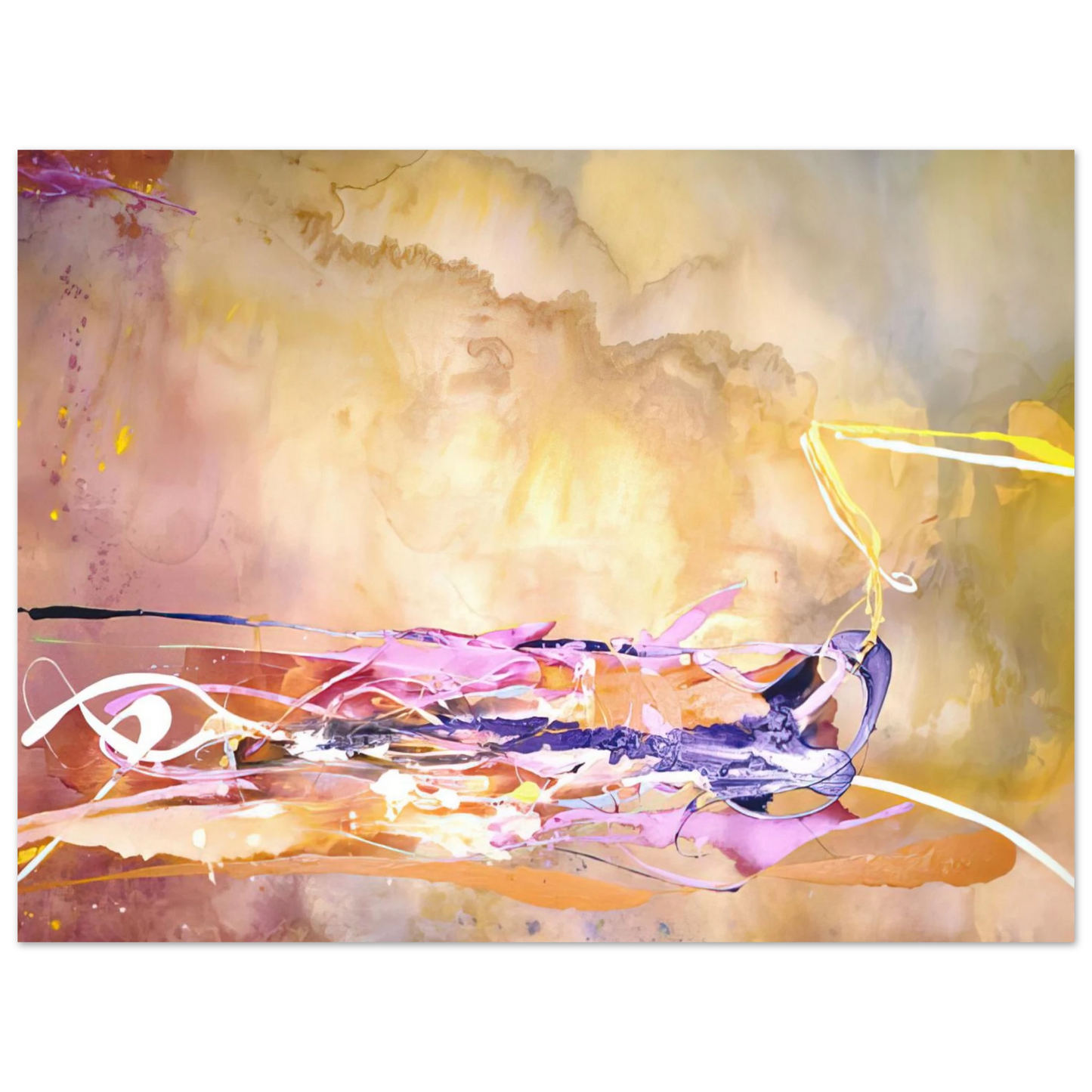 Ronnie Landfield - North Country - 1969 Fine Art Poster - Default Title