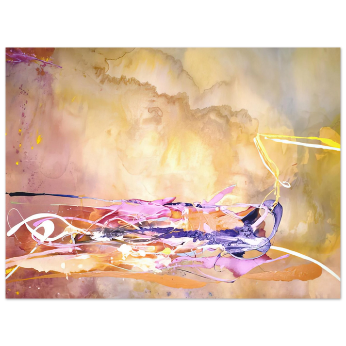 Ronnie Landfield - North Country - 1969 75x100 cm / 30x40inches Fine Art Poster