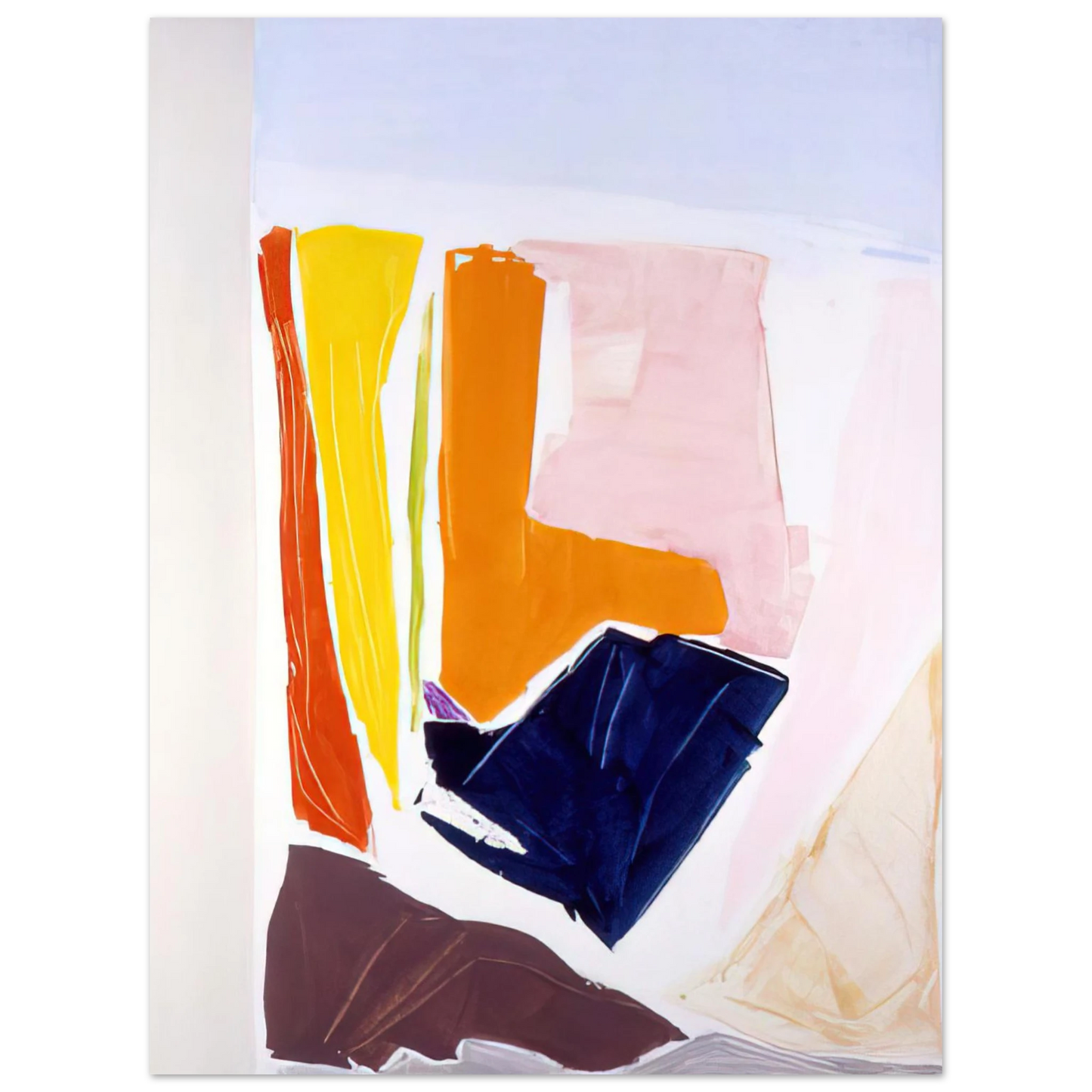 Ronnie Landfield - Catalan Via Paris - 1984 Fine Art Poster - Default Title