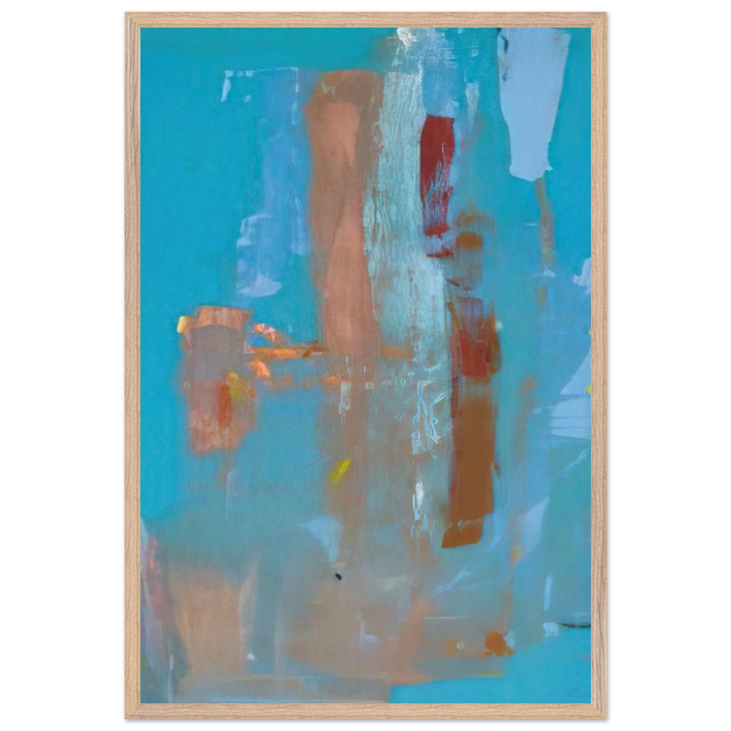 Helen Frankenthaler - In on Blue - 1976 Wall art - A0 (84.1 x 118.9 cm) - Fine Art Poster - -