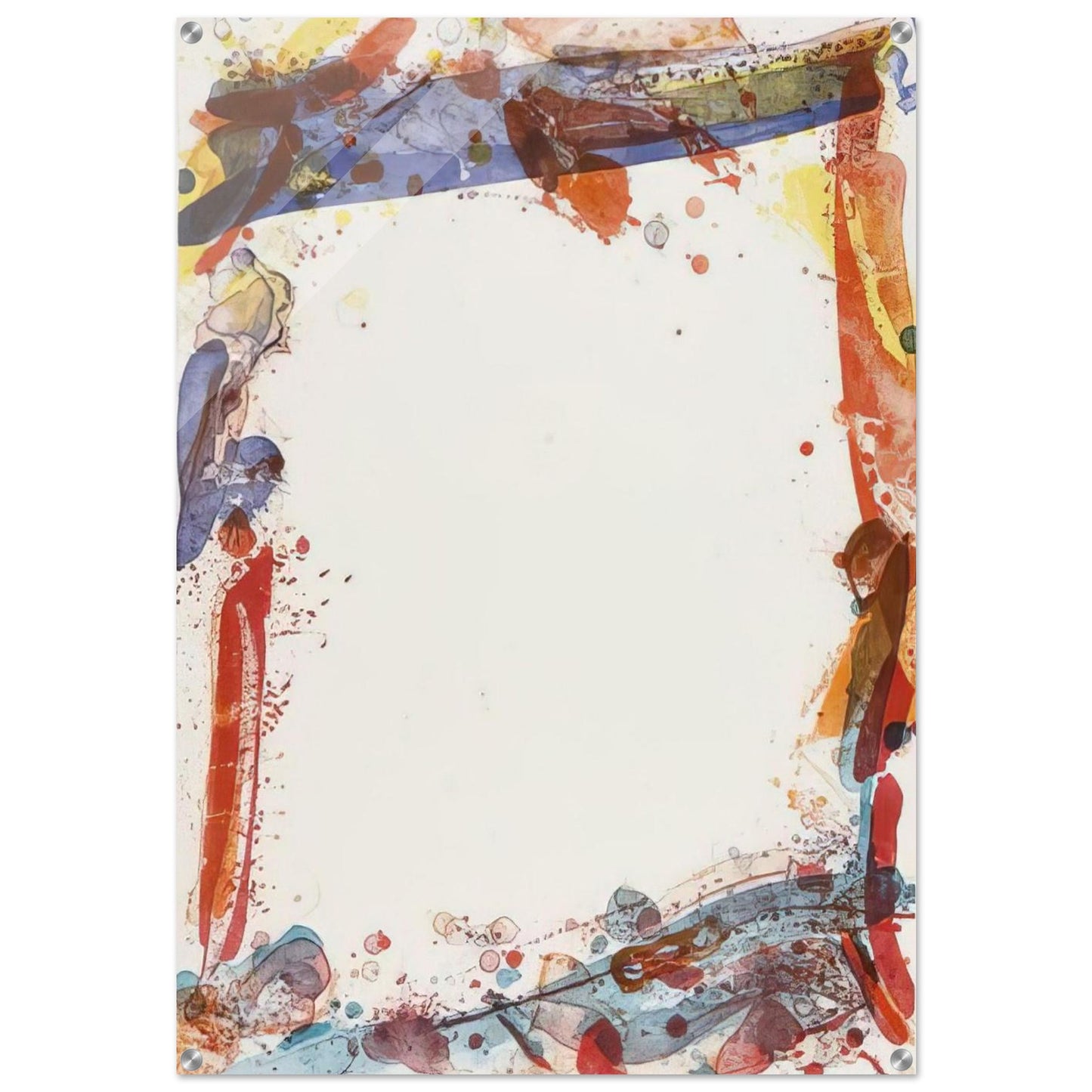 Veiled Sail - Sam Francis Acrylic Print - 70x100 cm / 28x40″ inches