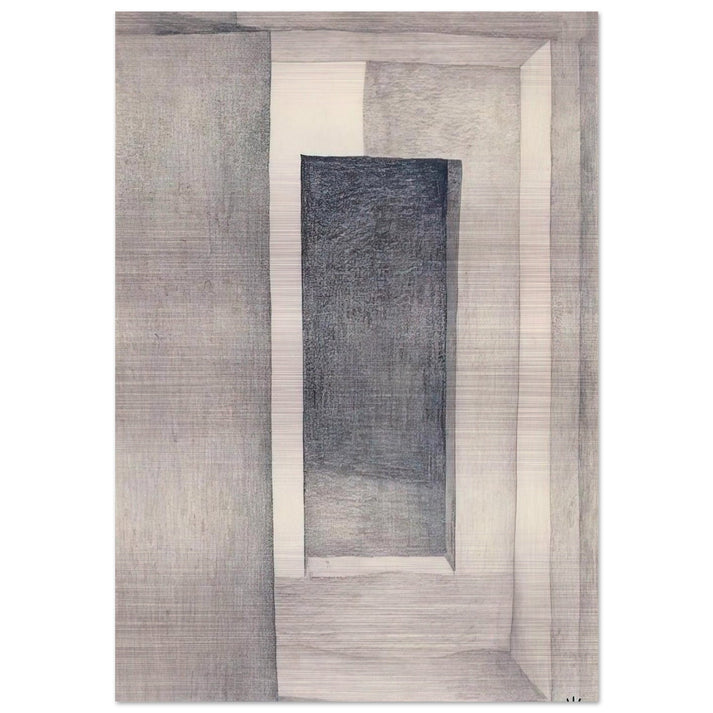 Patio Door - Georgia O'Keeffe Brushed Aluminum Print - 70x100 cm / 28x40 inches | Georgia O'Keeffe Aluminum Print | Georgia O'Keeffe Prints