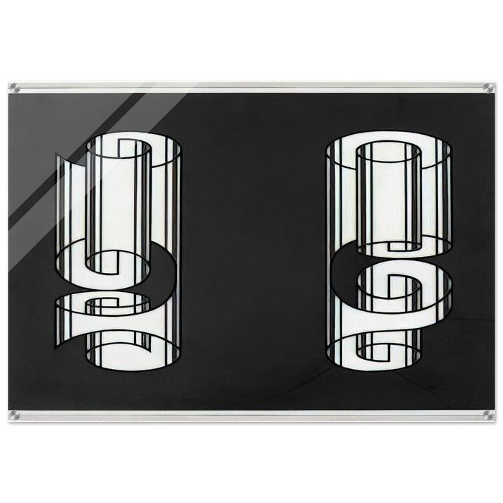 ROLLED WRONGLY 1931 - Josef Albers Acrylic Print - 70x100 cm / 28x40″ inches