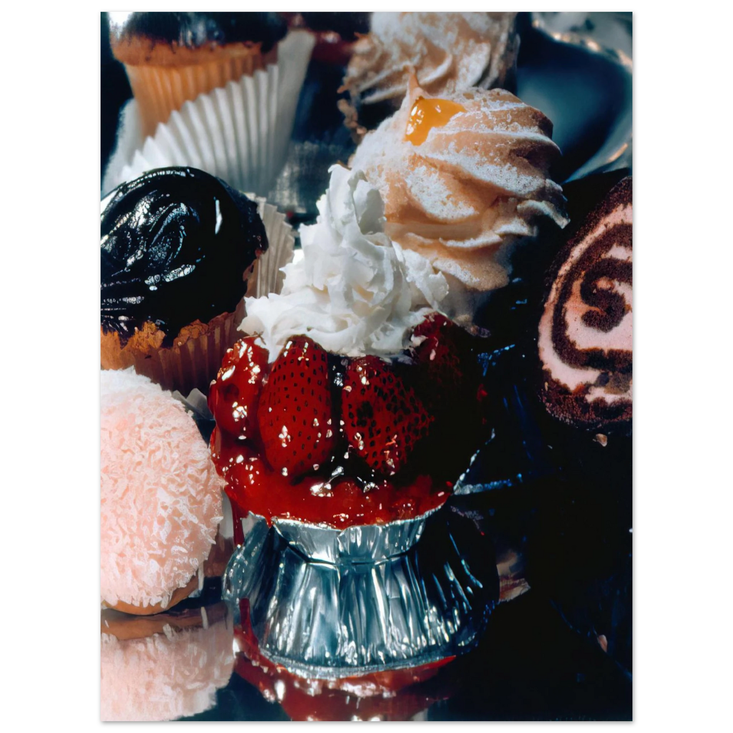 Audrey Flack - STRAWBERRY TART SUPREME 1974 Fine Art Poster - Default Title