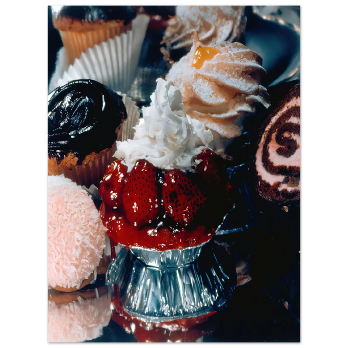 Audrey Flack - STRAWBERRY TART SUPREME 1974 75x100 cm / 30x40inches Fine Art Poster