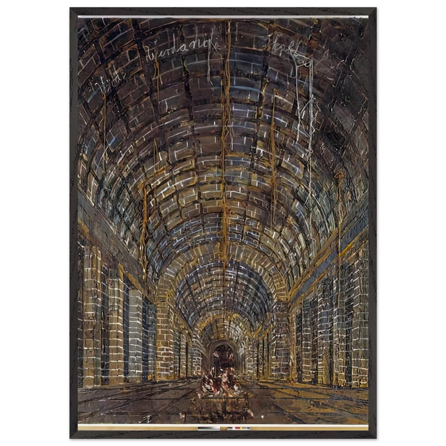 URD VERDANDI SKULD THE NORNS 1983 - Anselm Kiefer Framed Art Print – Black Wooden Frame - Default Title - -Framed Art Print