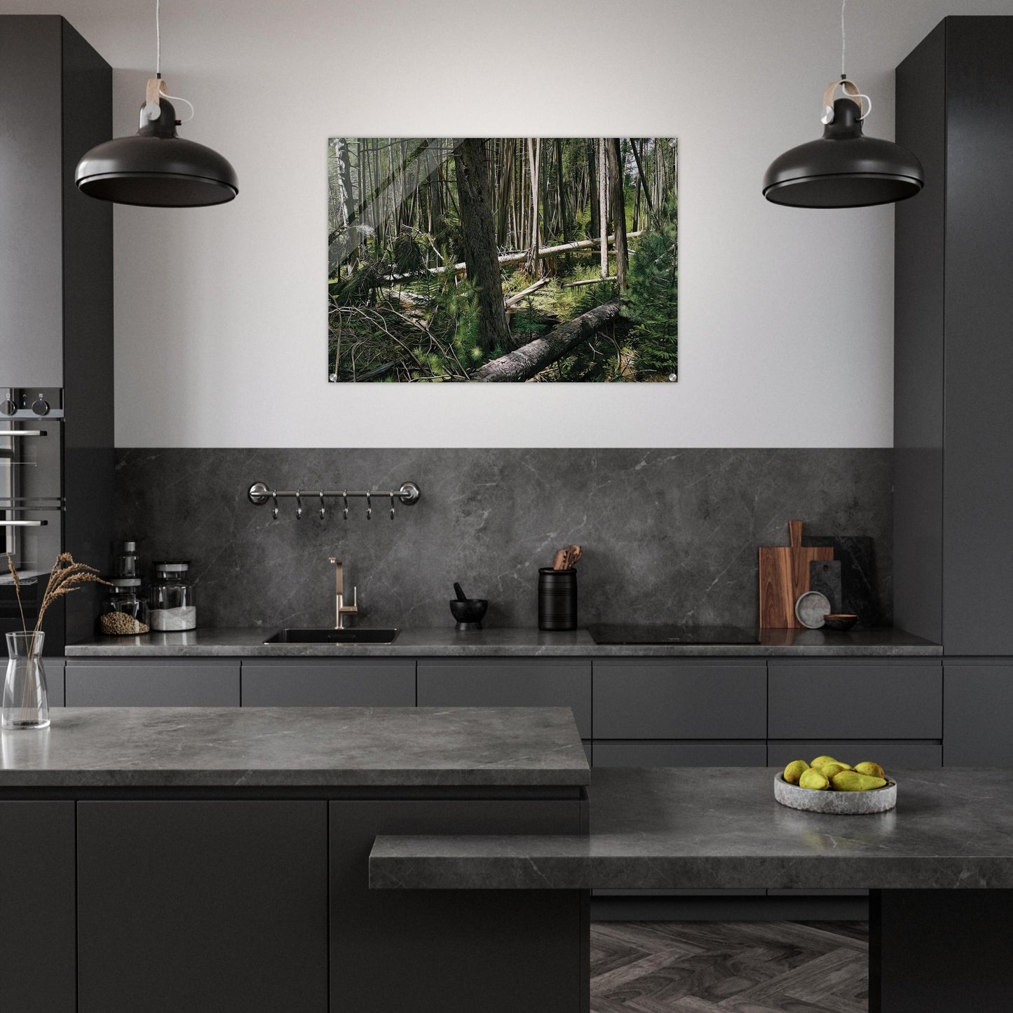 NEAR HUNTERS BEACH ACADIA NATIONAL PARK 2008 - Richard Estes Acrylic Print - 70x100 cm / 28x40″ inches | Richard Estes Wall Art | Richard Estes Prints