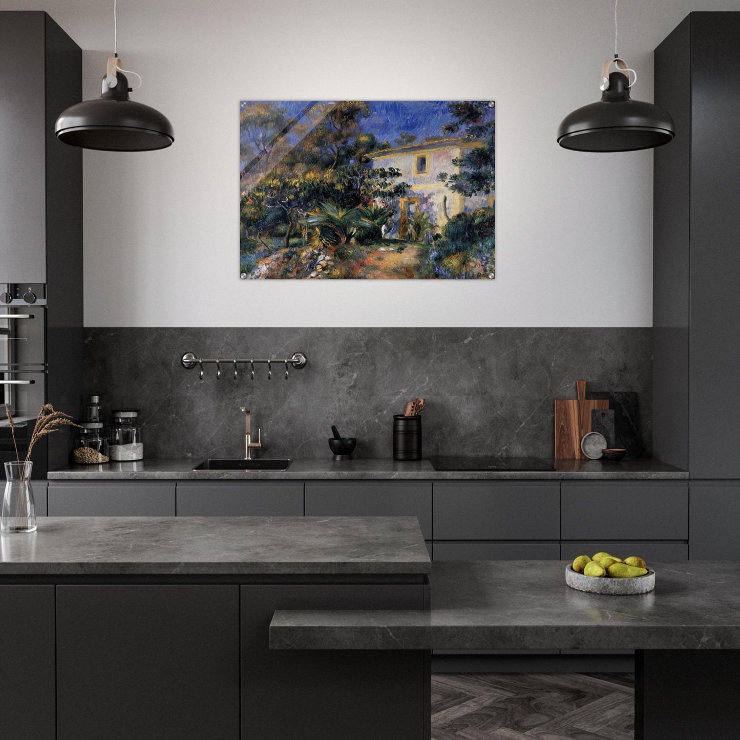 Algiers Landscape - Pierre-Auguste Renoir Acrylic Print - 70x100 cm / 28x40″ inches | Pierre-Auguste Renoir Wall Art | Pierre-Auguste Renoir Prints