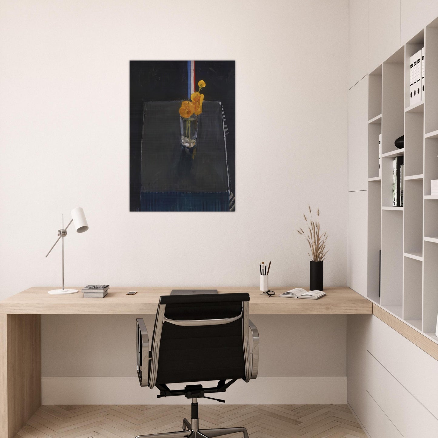Poppies - Richard Diebenkorn Brushed Aluminum Print - 70x100 cm / 28x40 inches | Richard Diebenkorn Aluminum Print | Richard Diebenkorn Prints