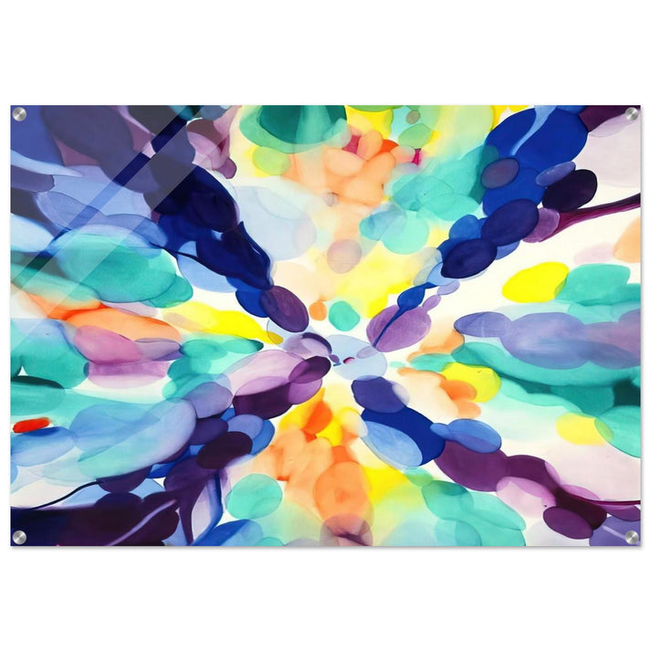 Lavender High - Alice Baber Acrylic Print - 70x100 cm / 28x40″ inches