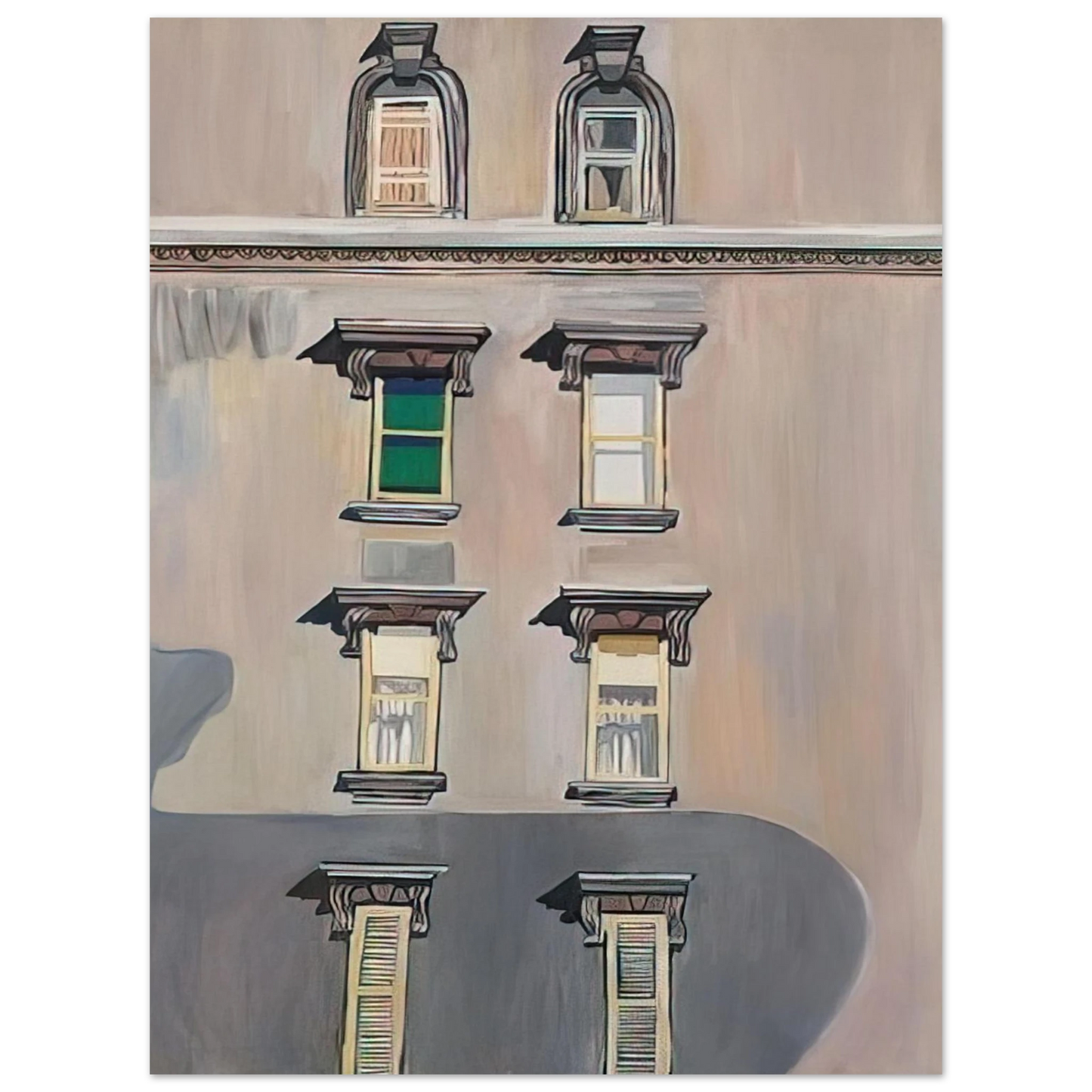 Alice Neel - Windows no. 2 Fine Art Poster - Default Title