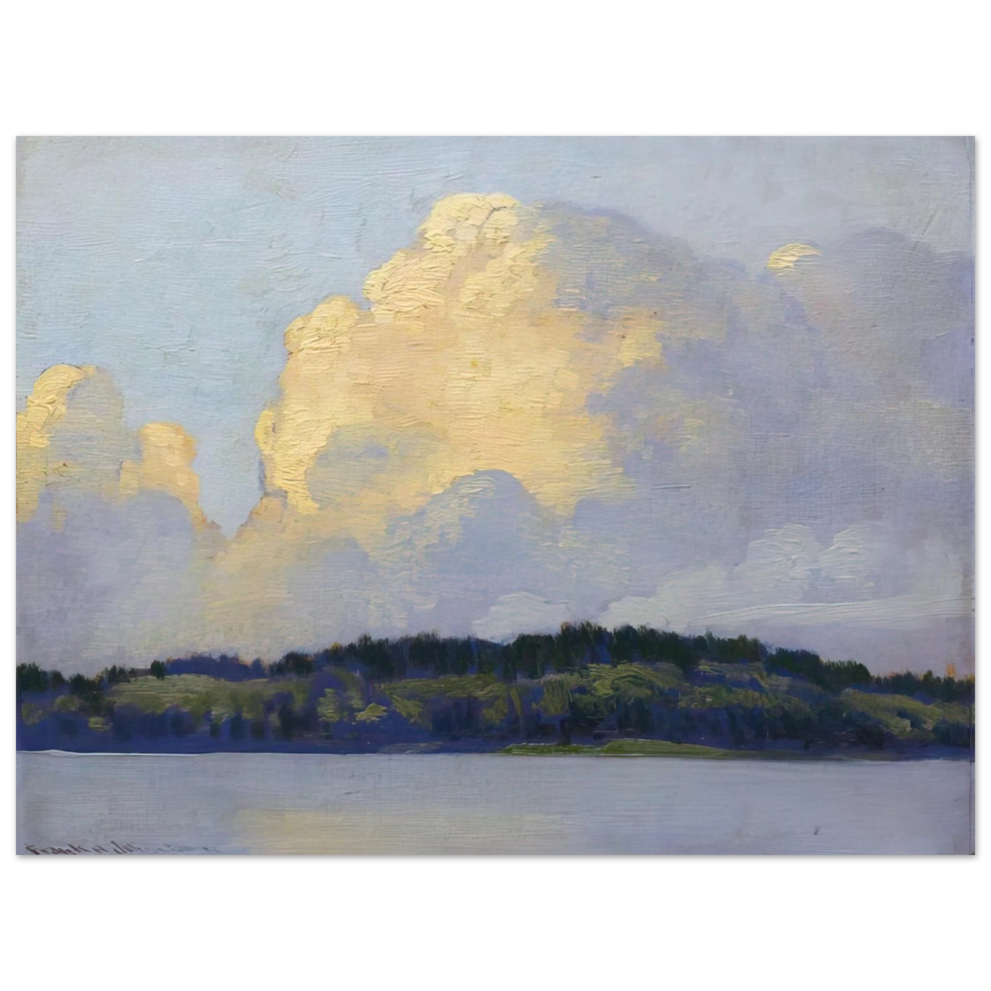 Frank Johnston - Thunderers - 1920 Fine Art Poster - Default Title