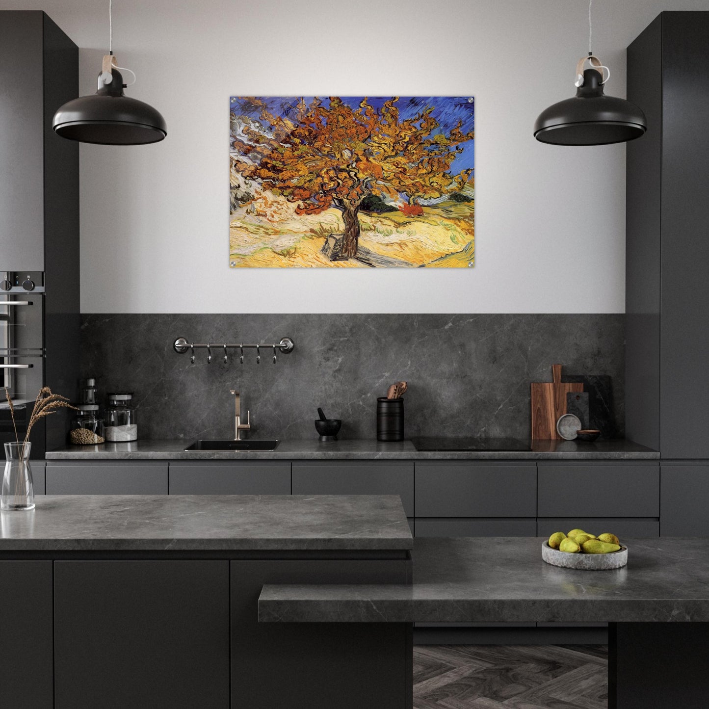 Mulberry Tree - Vincent van Gogh Acrylic Print - 70x100 cm / 28x40″ inches | Vincent van Gogh Wall Art | Vincent van Gogh Prints
