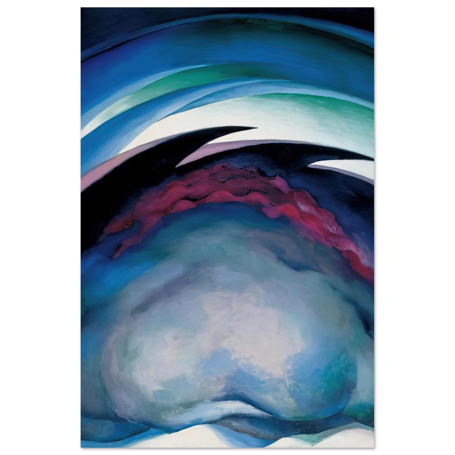 Georgia O'Keeffe - From the Plains I Fine Art Poster - 40x60 cm / 16x24 inches