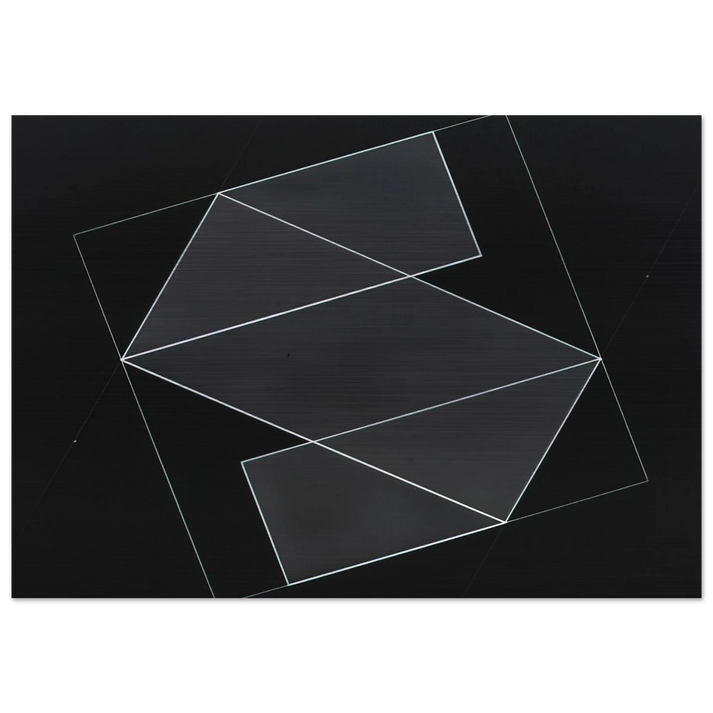 STRUCTURAL CONSTELLATION 1952 - Josef Albers Brushed Aluminum Print - 70x100 cm / 28x40 inches | Josef Albers Aluminum Print | Josef Albers Prints
