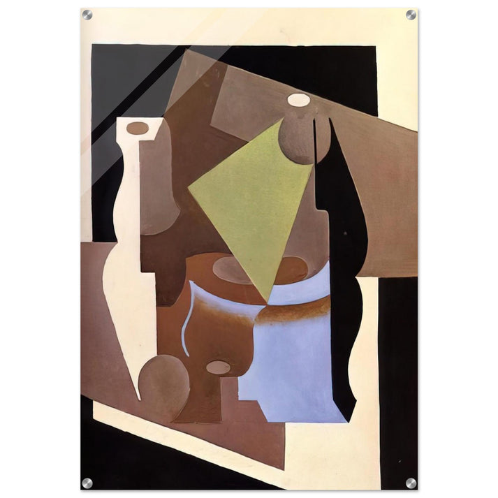 STILL LIFE WITH LAMP 1919 - Juan Gris Acrylic Print - 70x100 cm / 28x40″ inches
