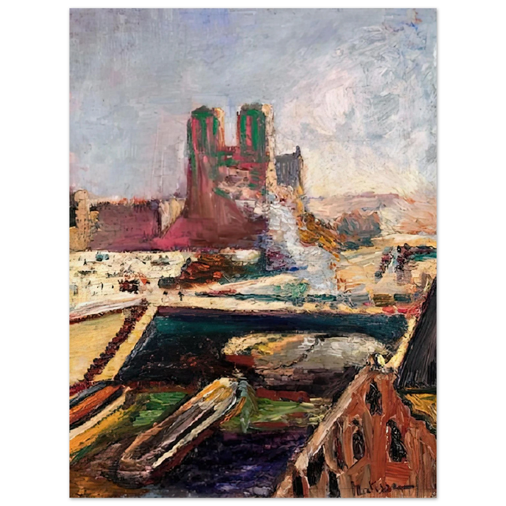 Henri Matisse - NOTRE DAME 1900 75x100 cm / 30x40inches Fine Art Poster