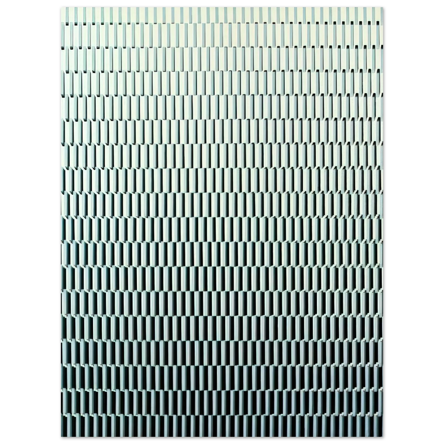 Francois Morellet - 4 trames de tirets pivotées sur un côté - 1971 Fine Art Poster - Default Title