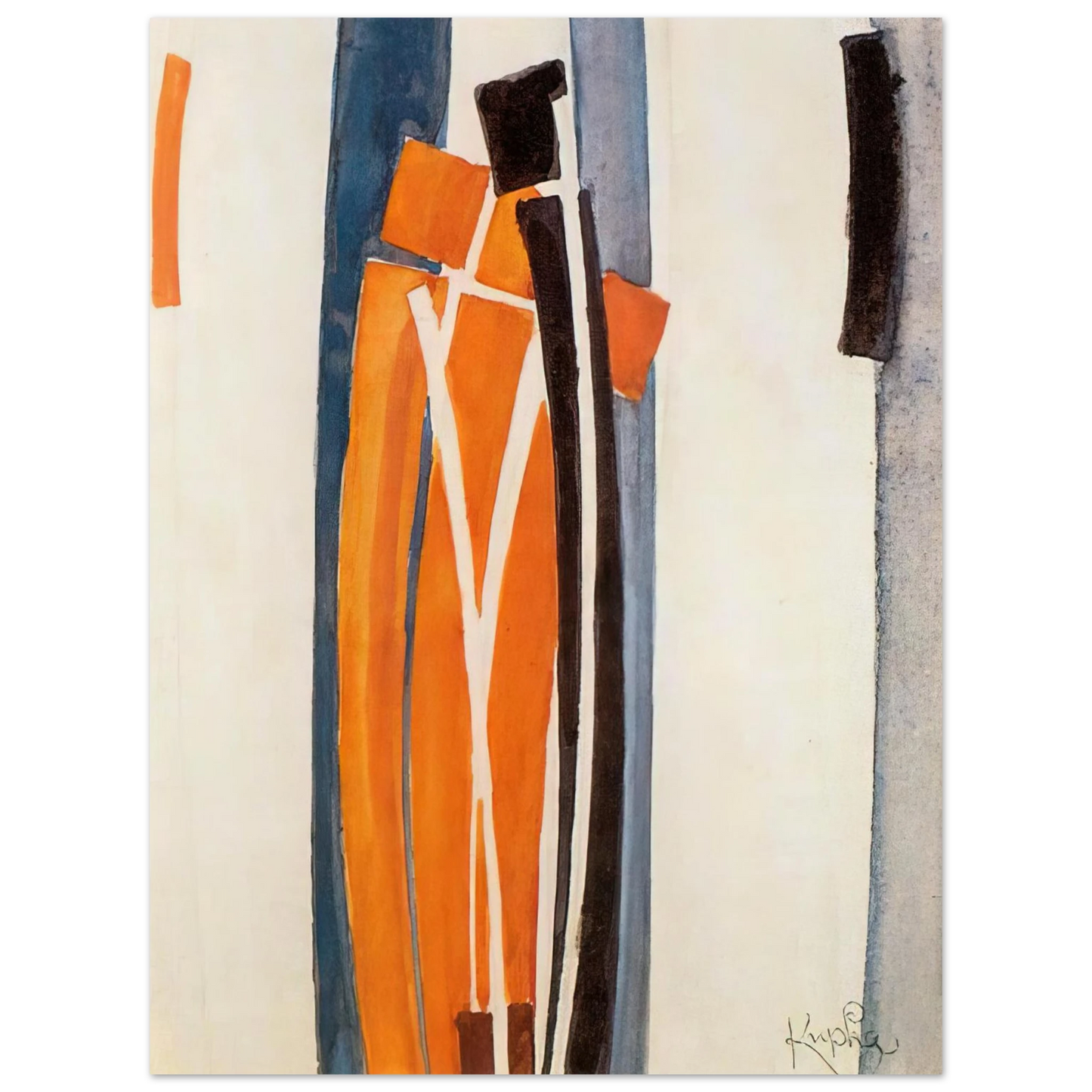 Frantisek Kupka - Drawings of curves Fine Art Poster - Default Title