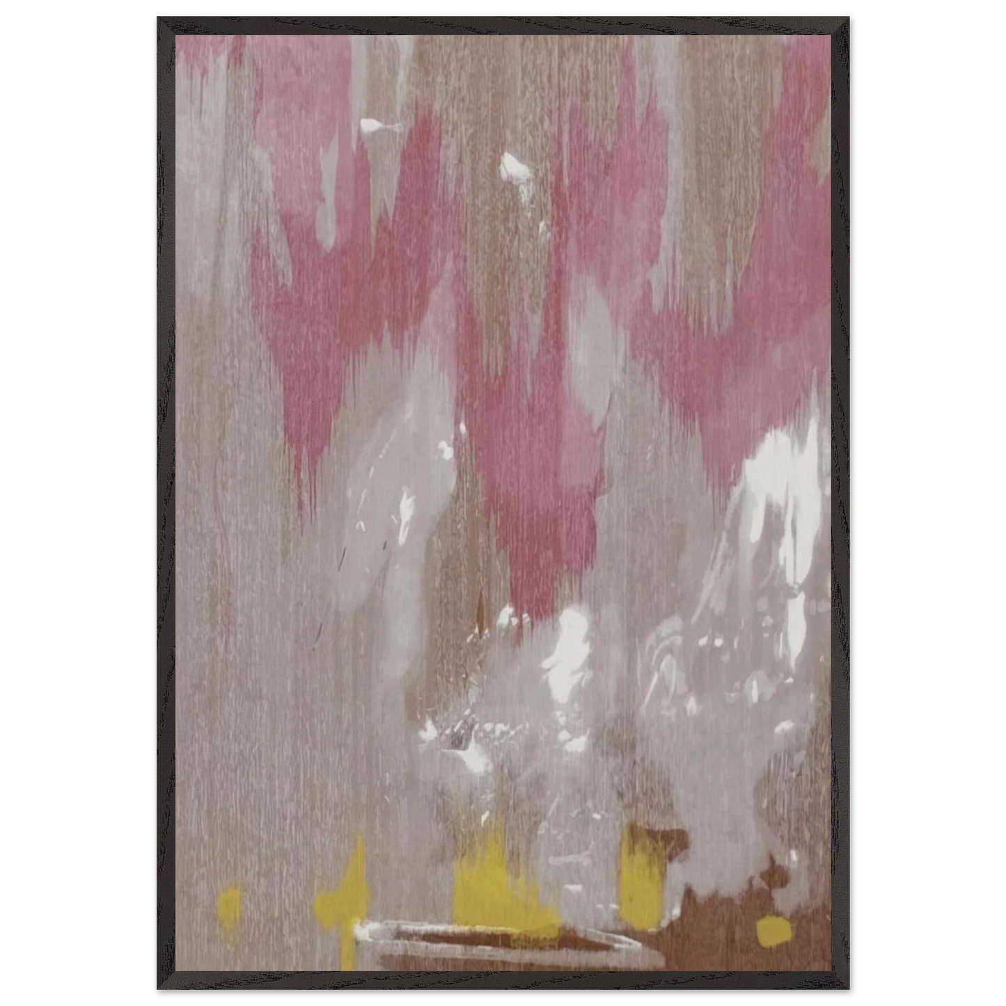 Tales of Genji IV - 1998 - Helen Frankenthaler 70x100 cm / 28x40 inches Framed Art Print – Black Wooden Frame
