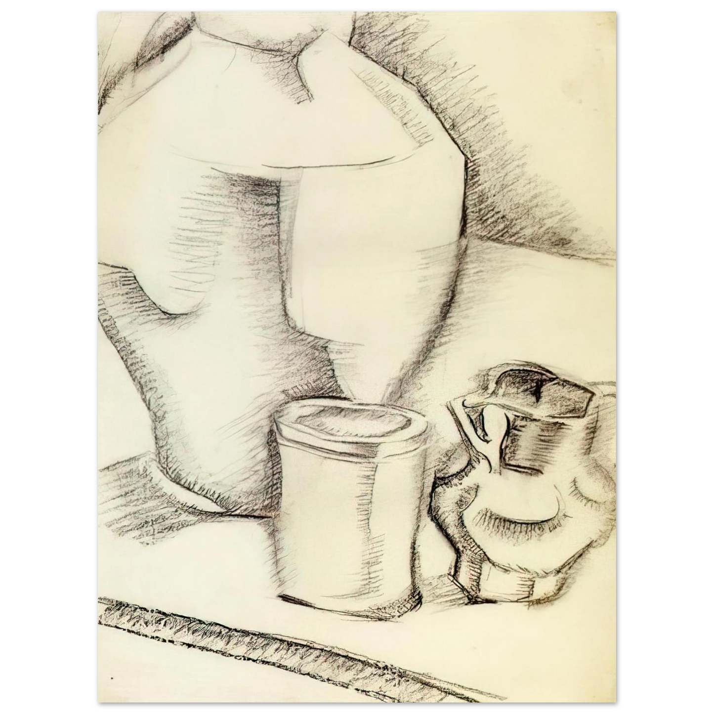 Juan Gris - STILL LIFE WITH GOBLET Fine Art Poster - Default Title