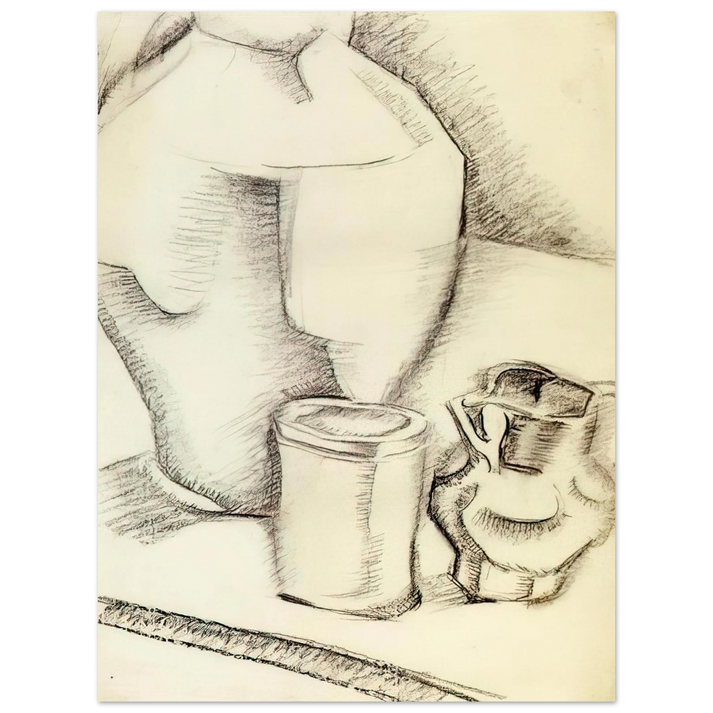 Juan Gris - STILL LIFE WITH GOBLET 75x100 cm / 30x40inches Fine Art Poster