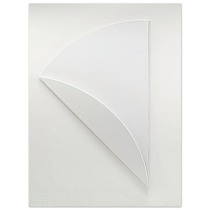 Ellsworth Kelly - White Relief over White 75x100 cm / 30x40inches Fine Art Poster