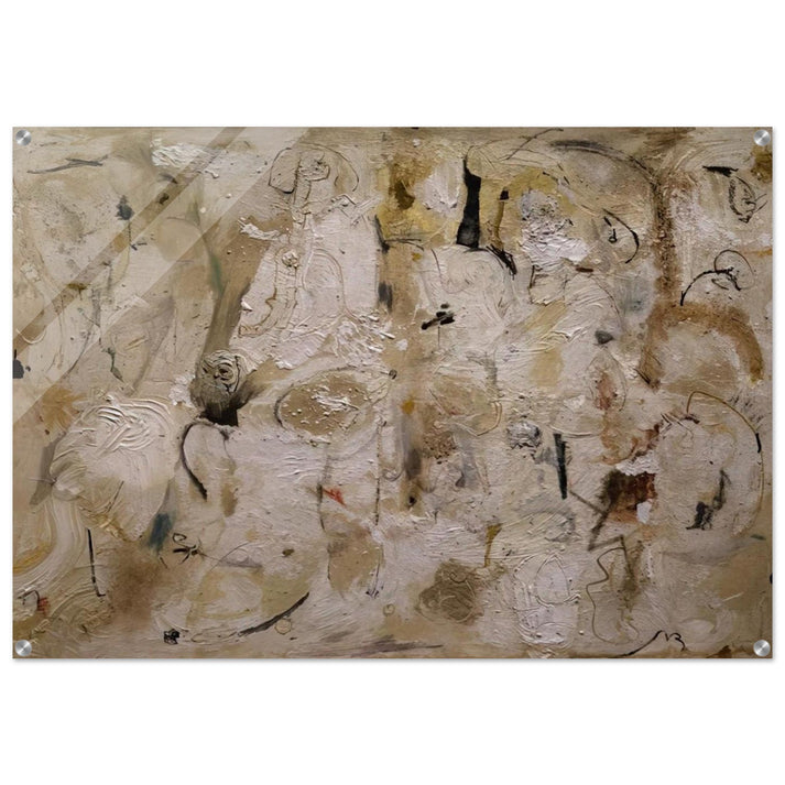 Painted on 21st Street - 1951 - Helen Frankenthaler Acrylic Print - 70x100 cm / 28x40″ inches | Helen Frankenthaler Wall Art | Helen Frankenthaler Prints