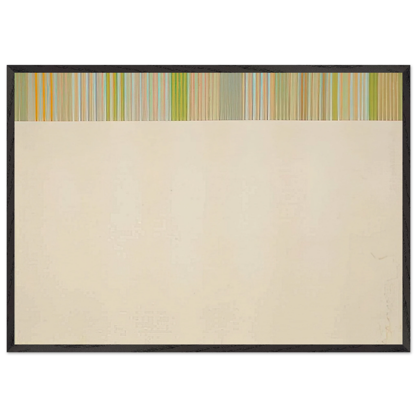 Treble - 1975 - Gene Davis Framed Art Print – Black Wooden Frame - Default Title - -Framed Art Print