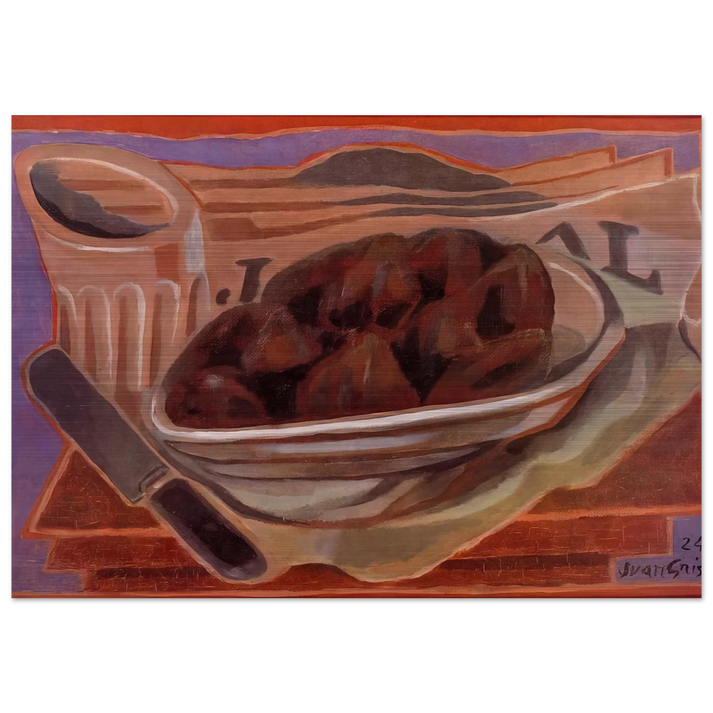 FIGS - Juan Gris Brushed Aluminum Print - 70x100 cm / 28x40 inches | Juan Gris Aluminum Print | Juan Gris Prints