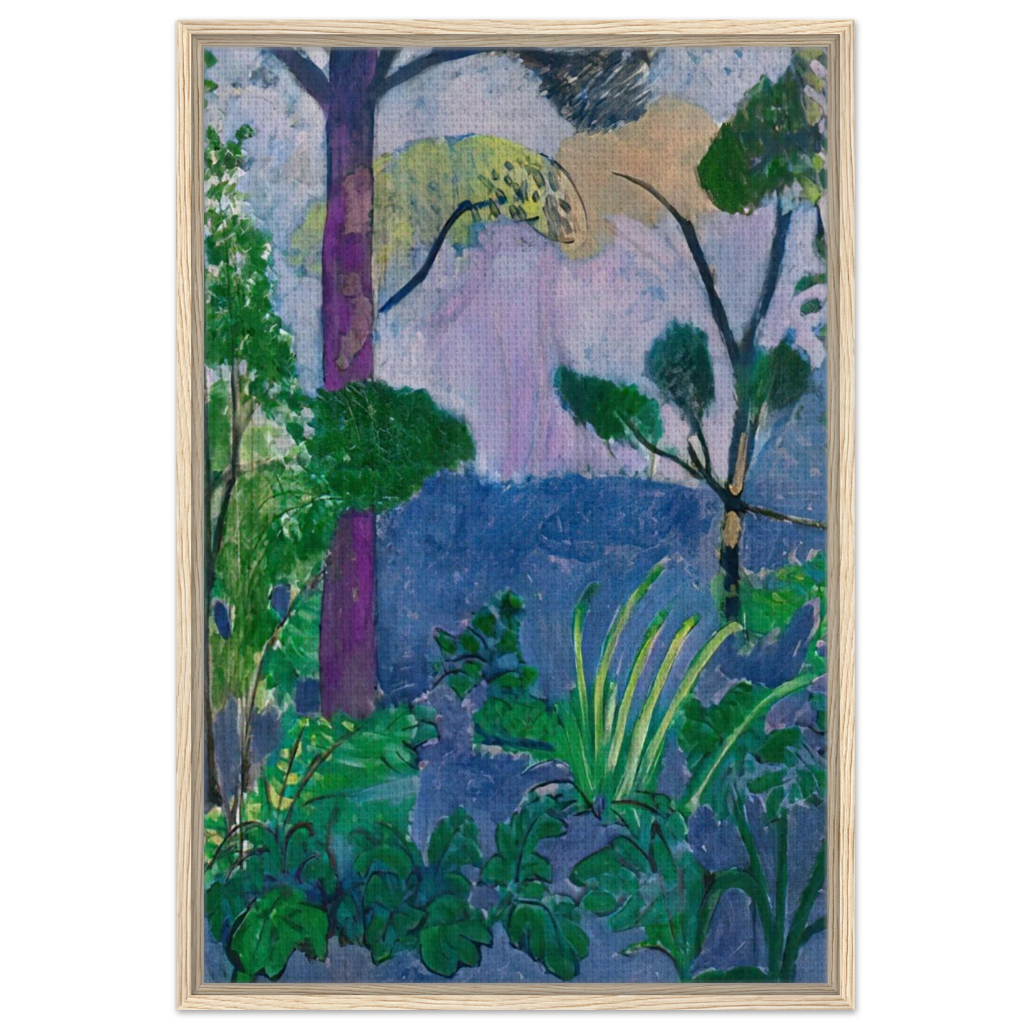 ACANTHUS MOROCCAN LANDSCAPE 1912 - Henri Matisse Framed Canvas Print - 60x90 cm / 24x36″ inches