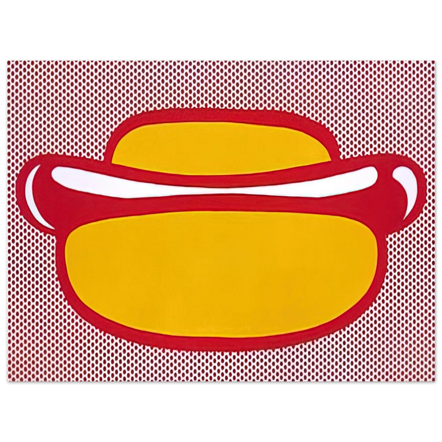 Roy Lichtenstein - HOT DOG 1964 Fine Art Poster - Default Title