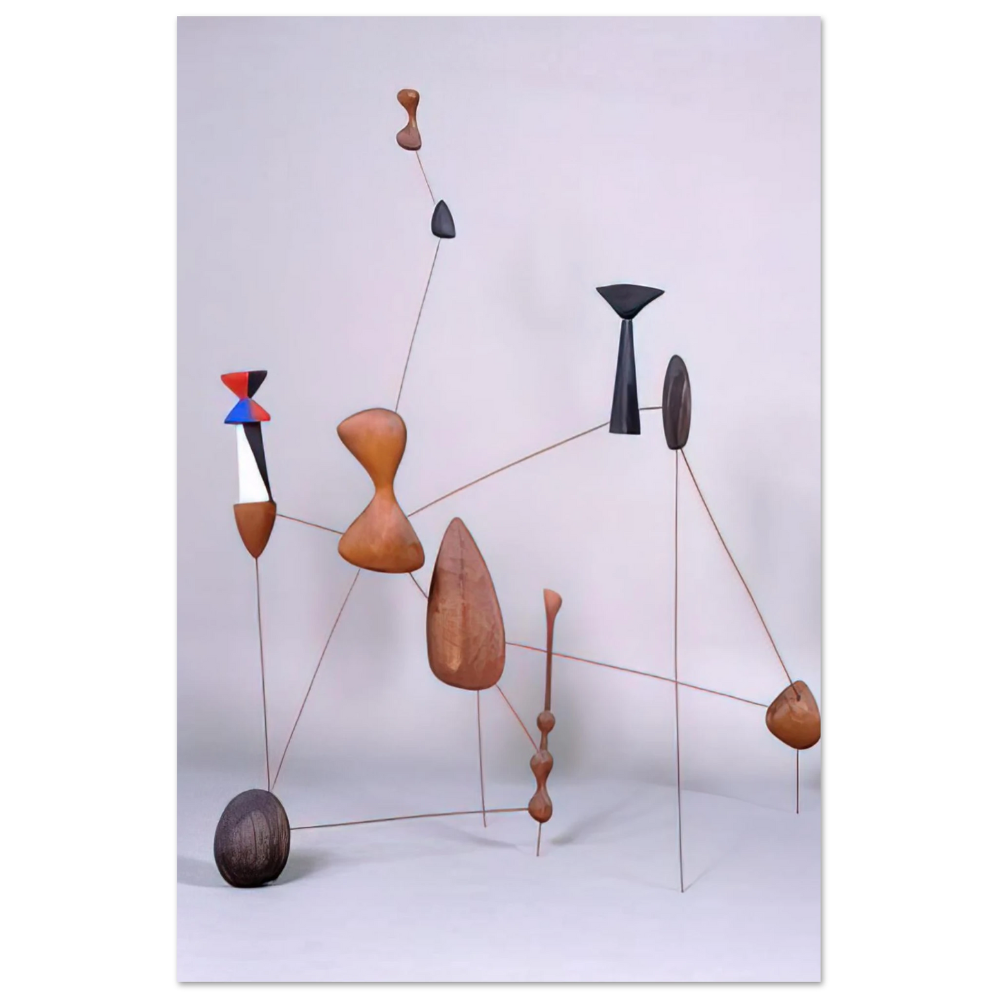 Alexander Calder - VERTICAL CONSTELLATION WITH BOMB 1943 Fine Art Poster - 40x60 cm / 16x24 inches