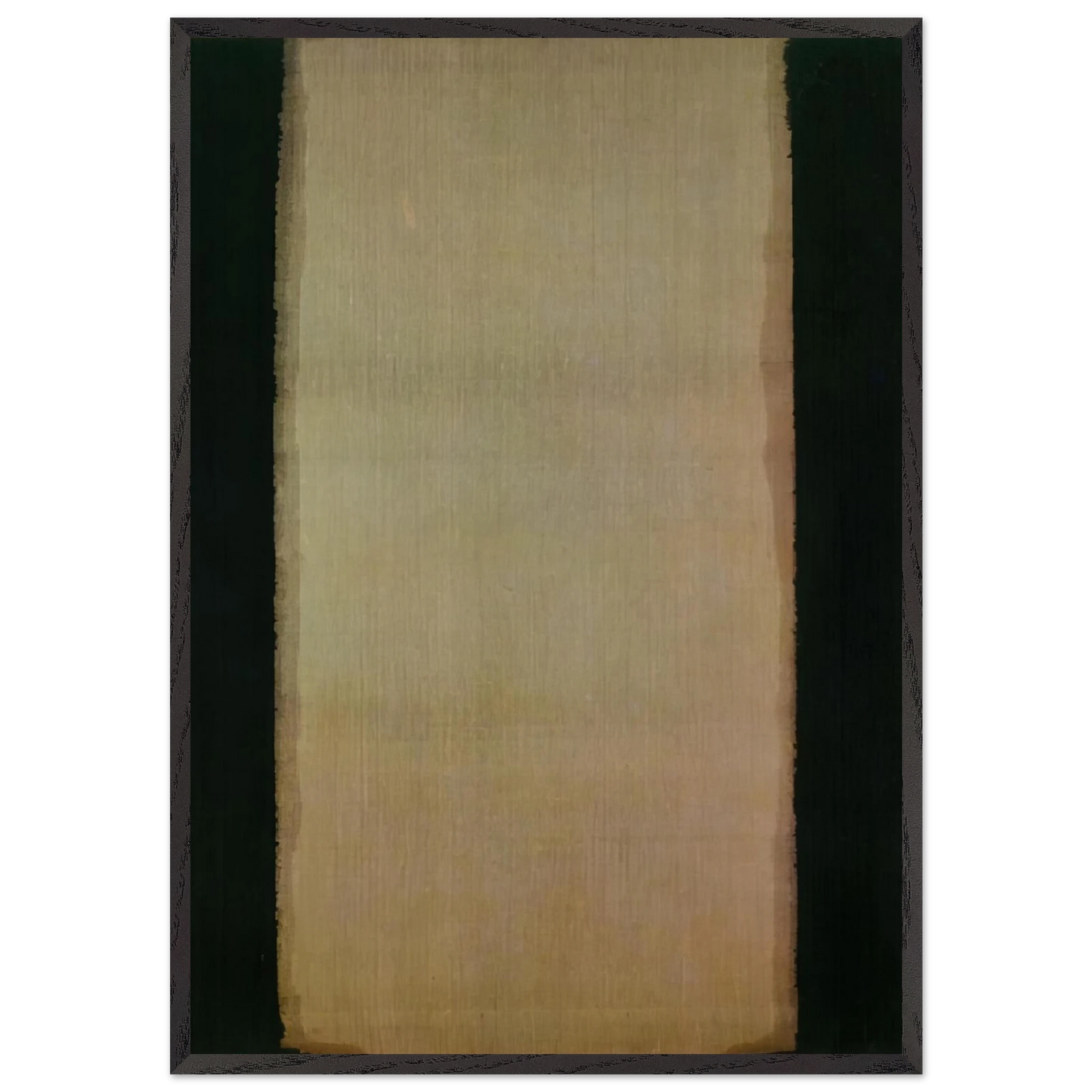 Blue Umber - 1979 - Yun Hyong-keun Framed Art Print – Black Wooden Frame - Default Title - -Framed Art Print