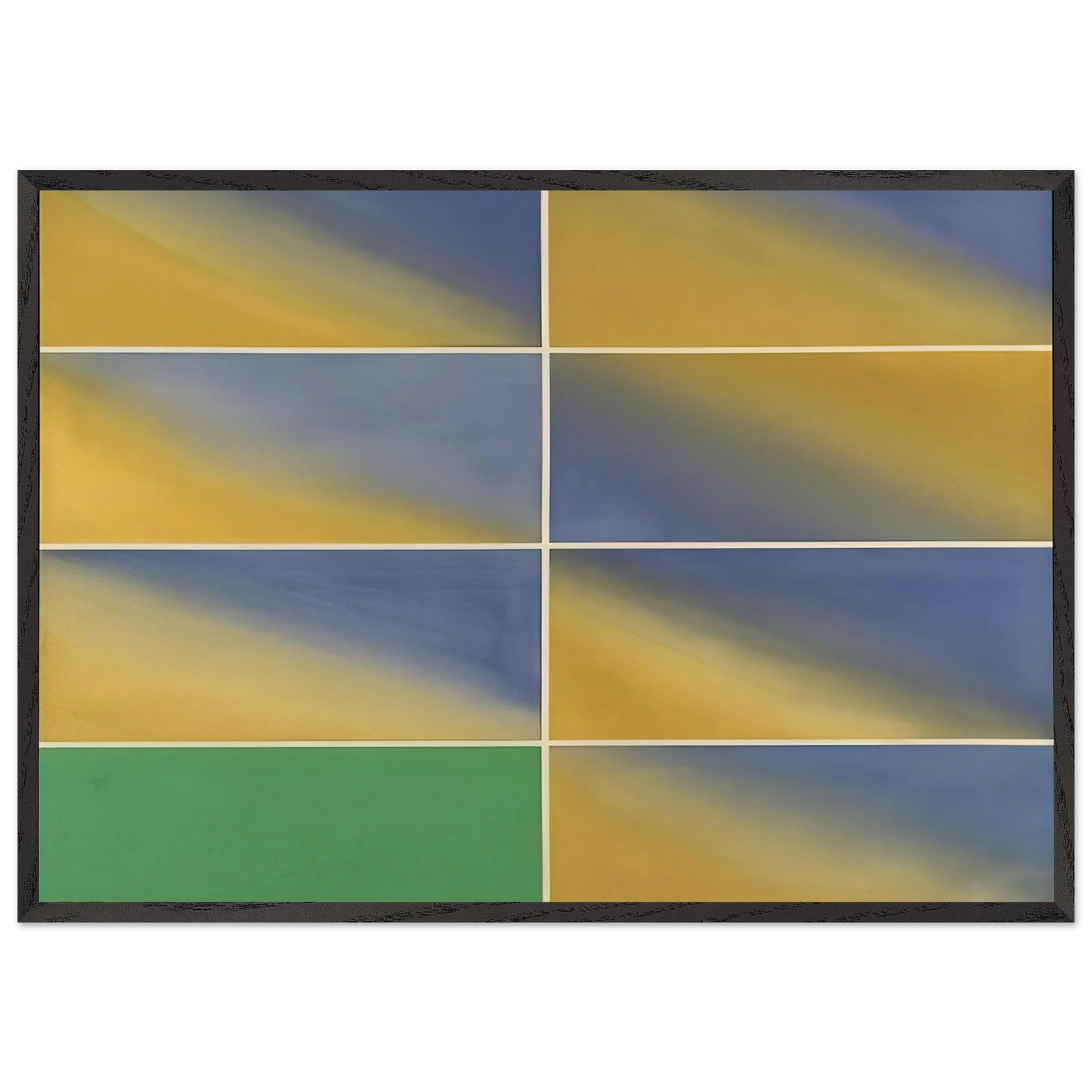 Cambridge Green - 1968 - Mark Lancaster Framed Art Print – Black Wooden Frame - Default Title - -Framed Art Print