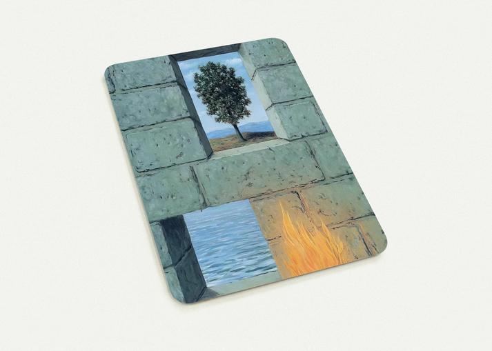 MENTAL COMPLACENCY 1950 By Rene Magritte Pack of 10 Post Cards | Rene Magritte Post Cards | A6 (10.5 x 14.8 cm) - 4.1 x 5.8 inches