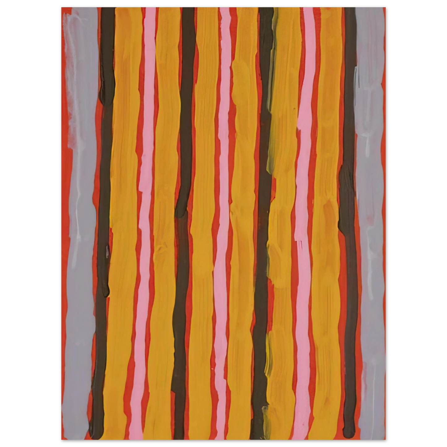 Clifford Possum Tjapaltjarri - Ceremonial Floor Paint - 2001 Fine Art Poster - Default Title