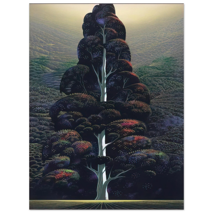 Eyvind Earle - Reaching for the Sky 75x100 cm / 30x40inches Fine Art Poster