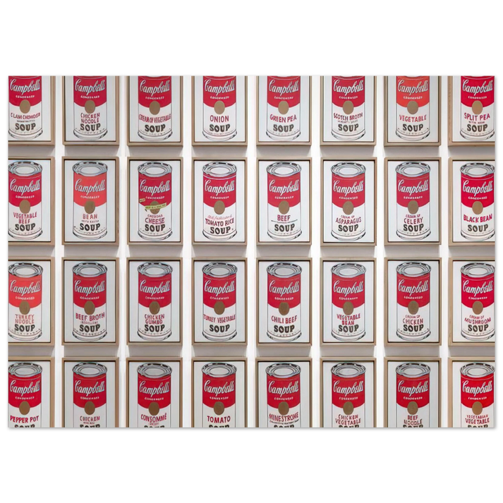 Andy Warhol - Campbell's Soup Cans Fine Art Poster