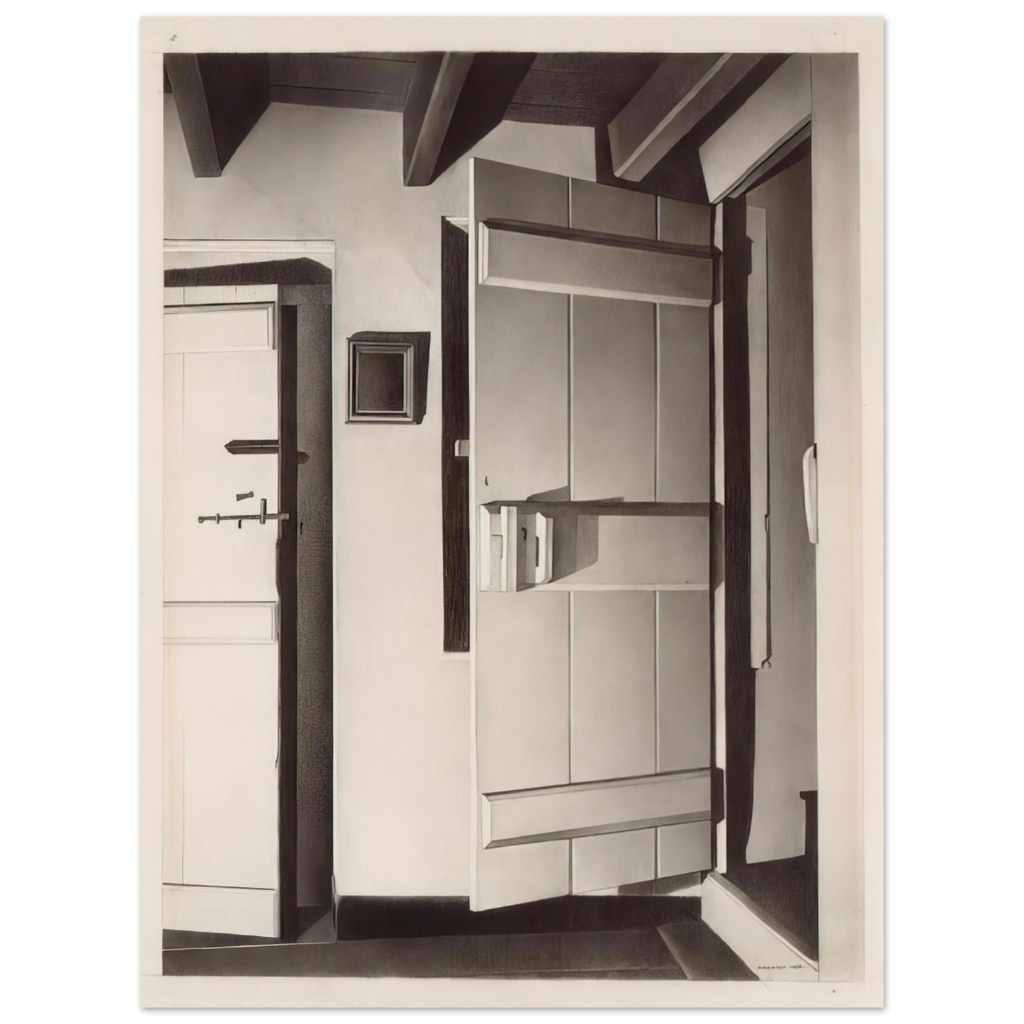 Charles Sheeler - The Open Door - 1932 Fine Art Poster - Default Title