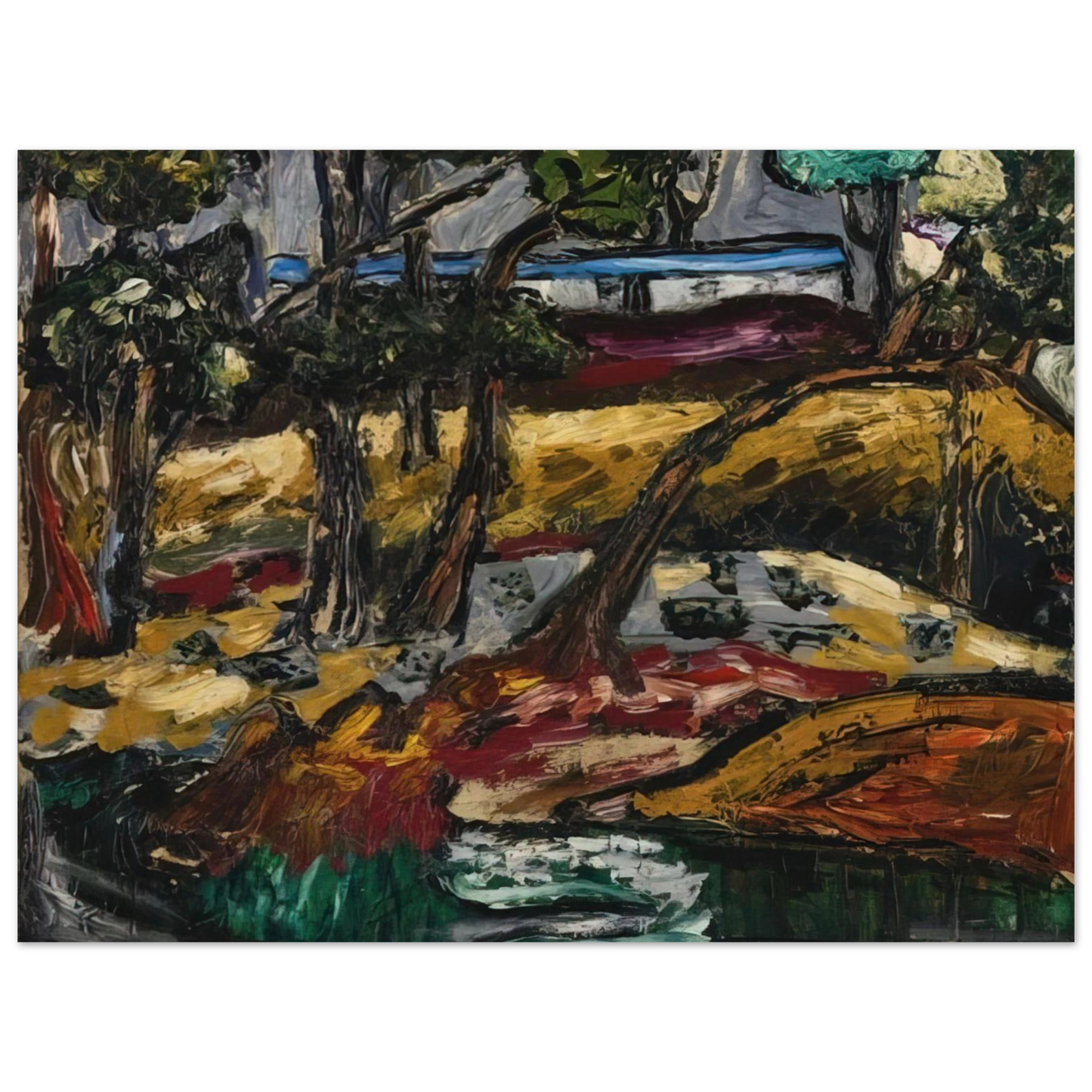 Forrest Bess - Landscape - Expressionism Fine Art Poster - Default Title
