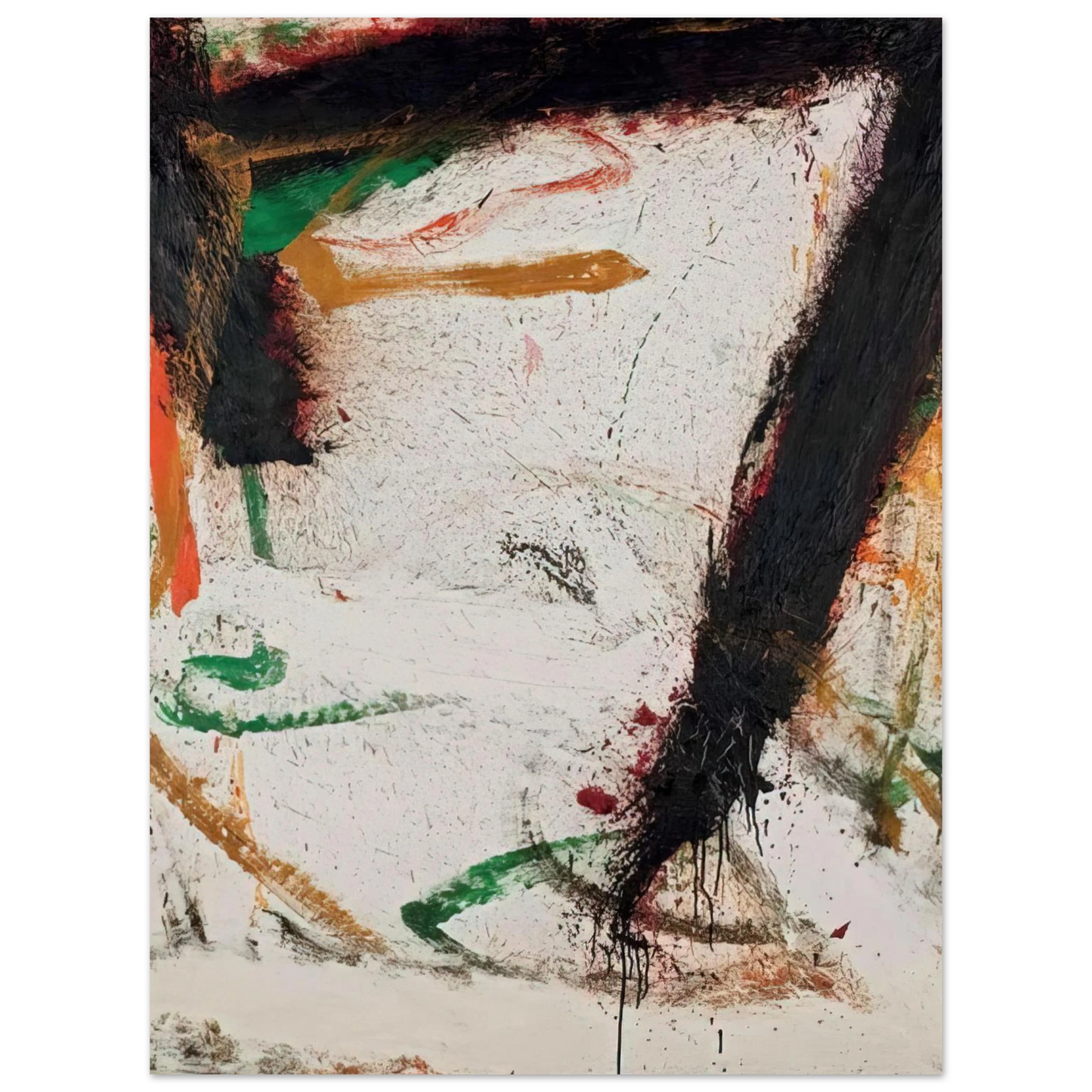 Norman Bluhm - Gronk! - 1964 Fine Art Poster - Default Title