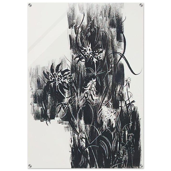 Waldrandblumen - 1919 - Johannes Itten Acrylic Print - 70x100 cm / 28x40″ inches | Johannes Itten Wall Art | Johannes Itten Prints