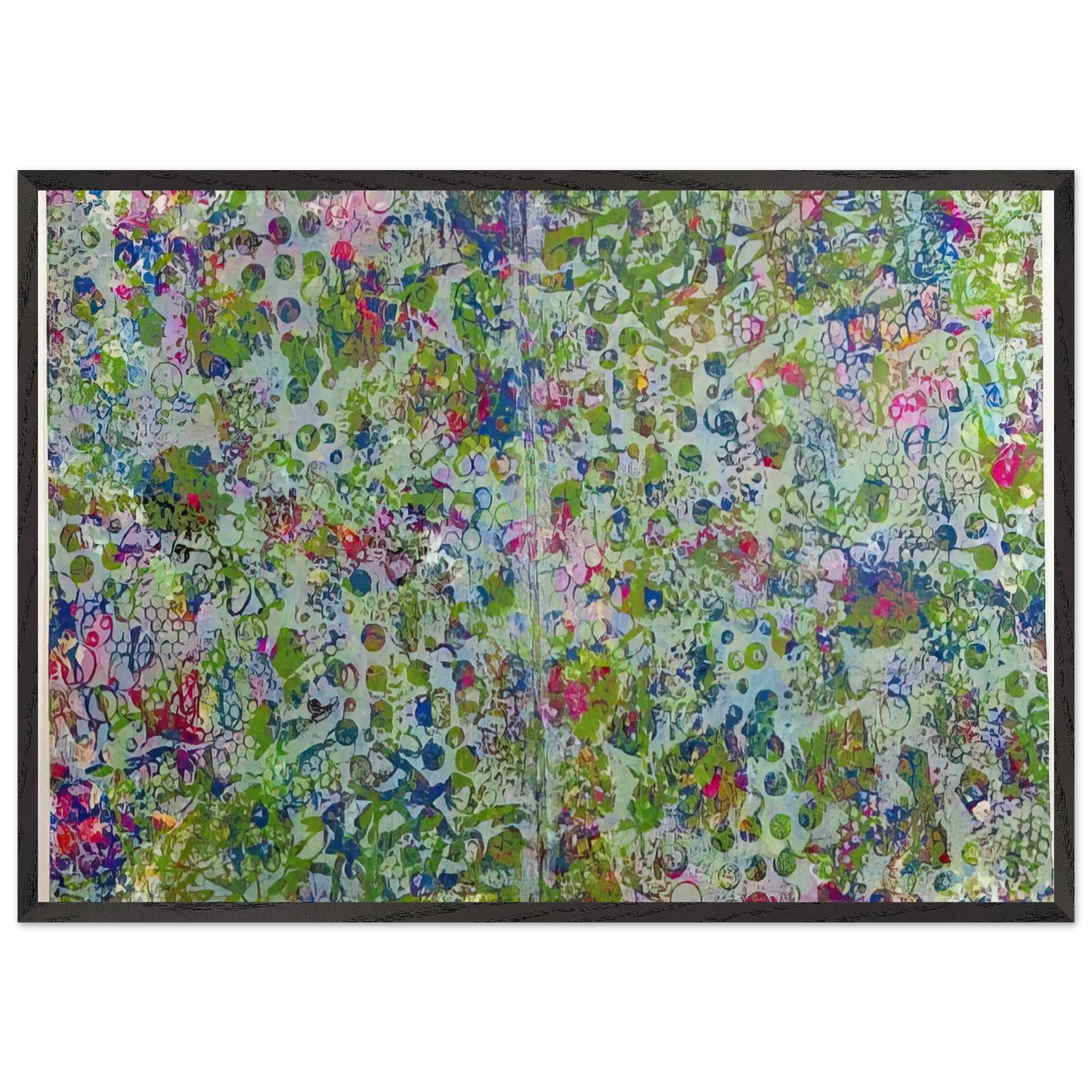 Fog In The Hollow - Sam Gilliam 70x100 cm / 28x40 inches Framed Art Print – Black Wooden Frame