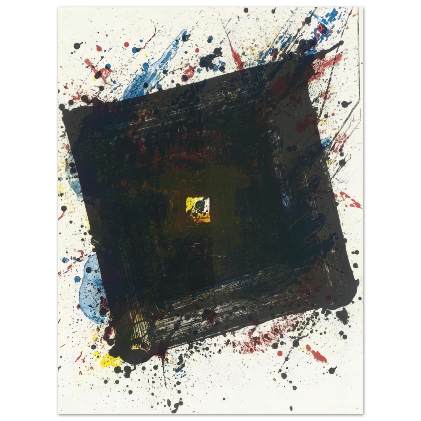 Sam Francis - Dark and Fast Fine Art Poster - Default Title