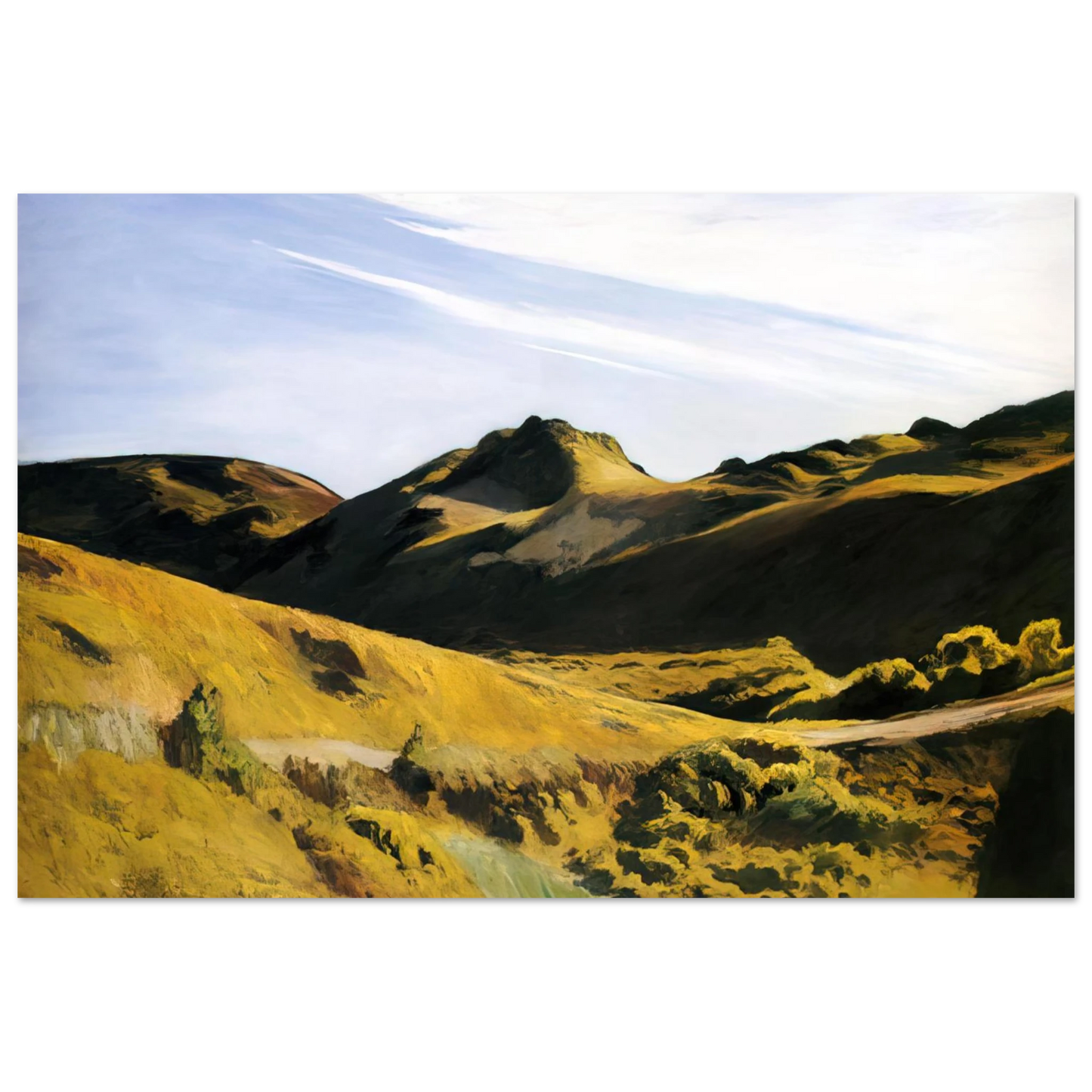 Edward Hopper - The Camel s Hump Fine Art Poster - 40x60 cm / 16x24 inches